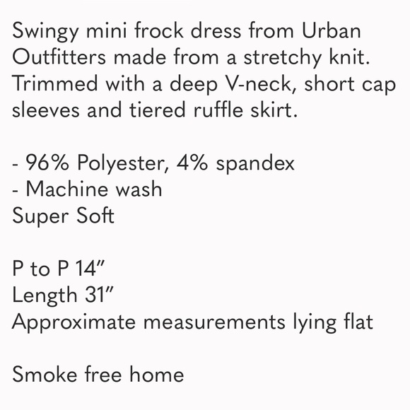 Urban Outfitters Julia Tiered Frock Mini Dress XS Super Soft Floral - Picture 5 of 12